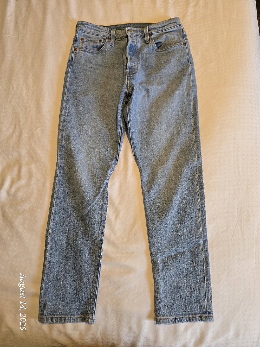 Women's Levi's Classic 501 Skinny Light Blue Non Stretch Jeans